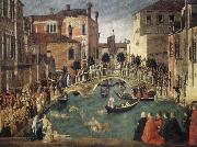 BELLINI, Gentile Miracle of the True Cross Germany oil painting reproduction